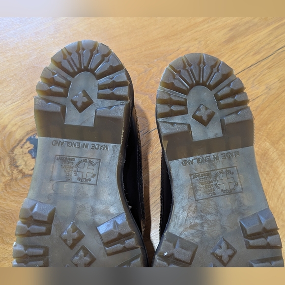 Dr. Martens Black and White Oxfords - Picture 8 of 9